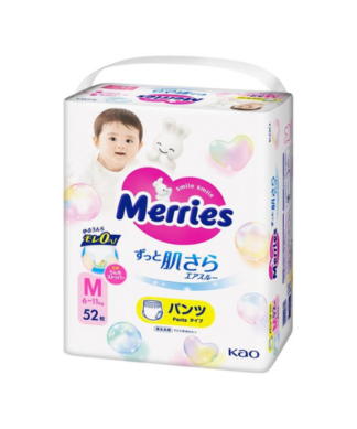 Merries Подгузники M (6-11кг) 52 шт.