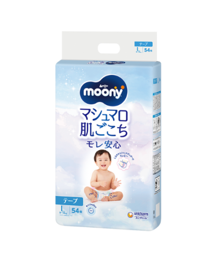 Moony L (9-14 kg) 54 pcs