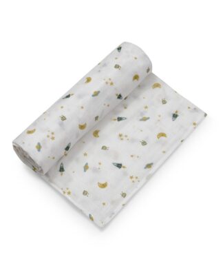 Interbaby Muslin Swaddle 120x120 1 pcs- Space