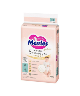 Merries First Premium S (4-8 kg) 54 pcs