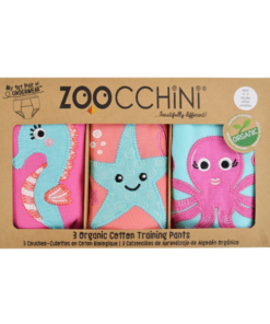 Alternative view of Zoocchini 3 Organic Cotton Training Pants - Girls Ocean 2-3 Years