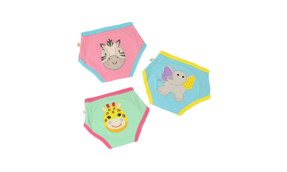 Zoocchini 3 Organic Cotton Training Pants - Zoo Friends 2-3 Years