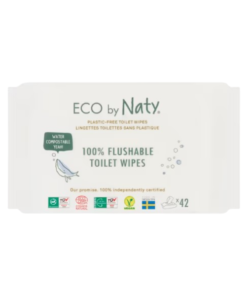 Eco by Naty Flushable Toilet Wipes 42 pcs