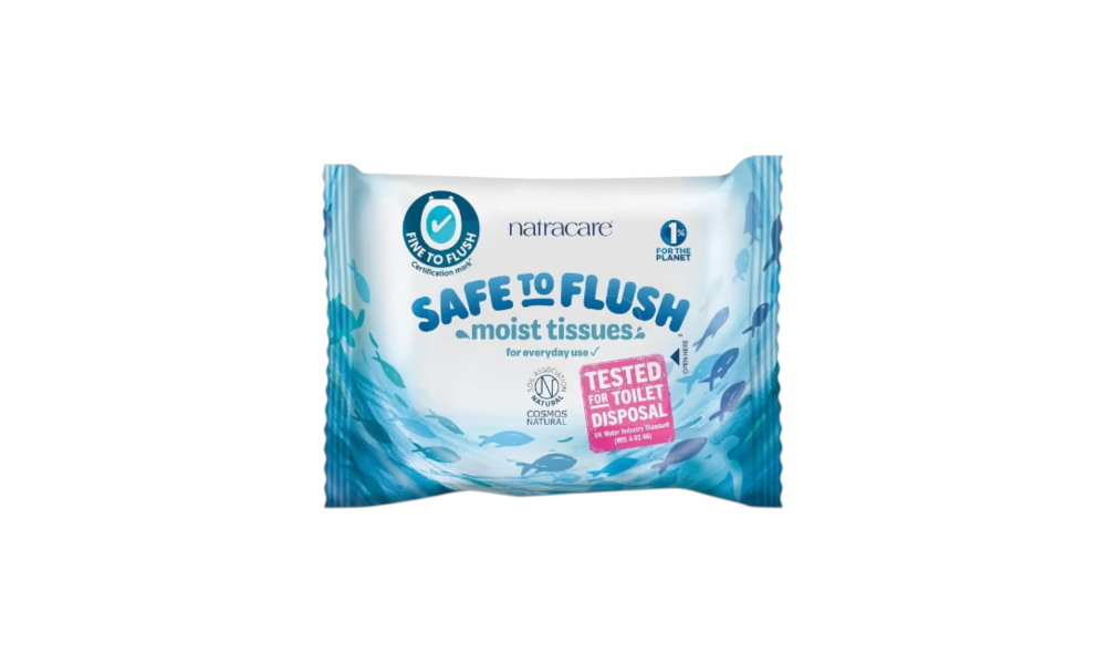 Natracare Safe to Flush Moist Tissues 30pcs