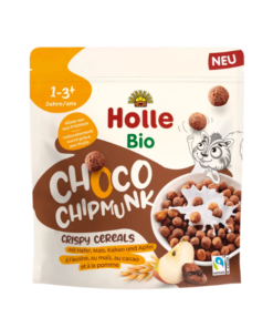 Holle Bio Choco Chipmunk Crispy Cereals 125g 12m+