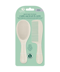 Green Sprouts - Brush and Comb From Plants And Silicone-Light Spice