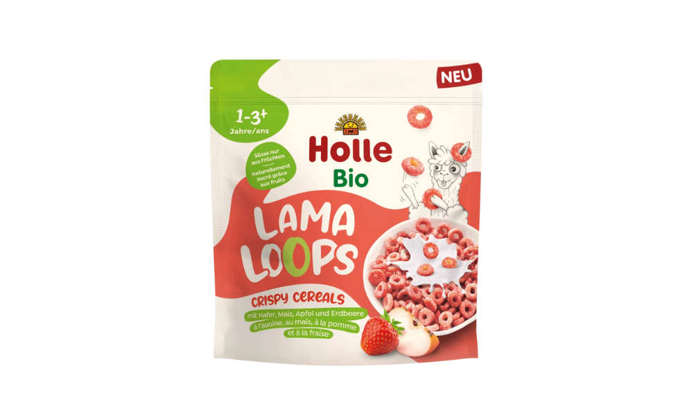 Holle Bio Lama Loops Crispy Cereals 125g 12m+