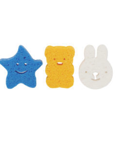 Bo Jungle: Natural body sponges for the bathroom (3 pcs) 0+